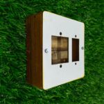 2Way 1+1 Wooden Switch board Open Box Pack of 10