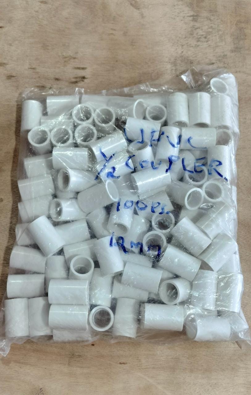 Krishna-12mm-upvc-Coupler100p 15mm Coupler Upvc Socket Pack of 100 - Image 2