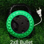 Krishna 2x8 Bullet 6.50 Miter Extension Cords Multi colour Pack of 5