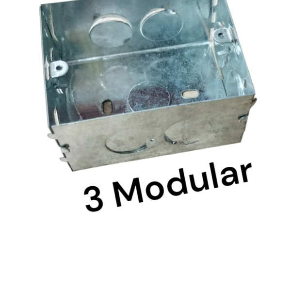 3 Modular GI Metal Cancelled Box Pack of 20