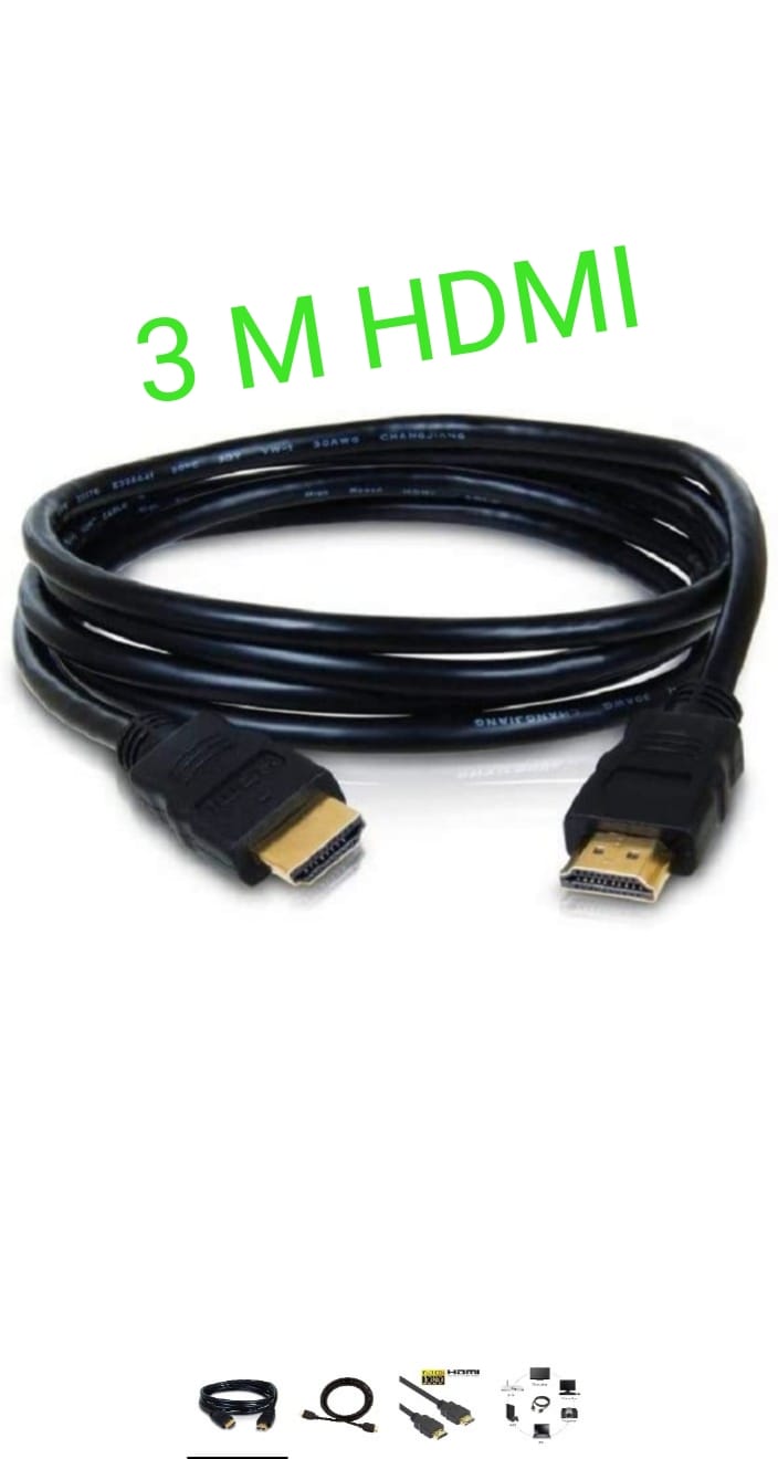Krishna-3m-HDMI-Cable HDMI Cable 3 Miter Wire For Tv - Image 1