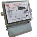 Electricity Maxcell LCD Three Phase SUB Meter 3Phase LCD Pack of 1