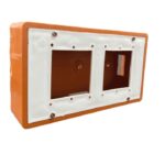 16A S.P 2Way Pvc Open Switch board 1+1 Pack of 20