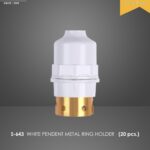 White Pendent Holder Pack of 20