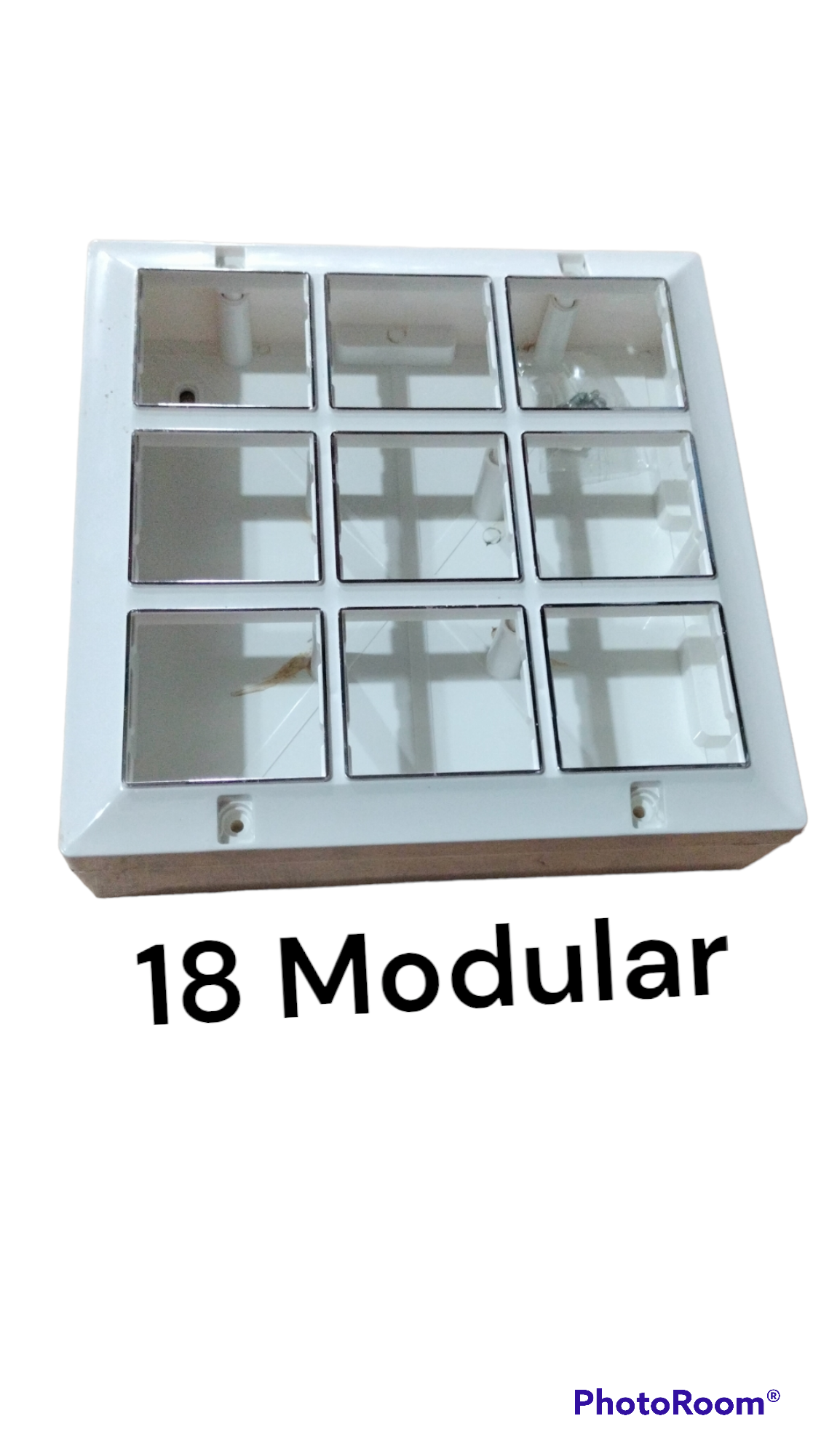 Krishna18M-Silver-GangBox 18 Modular Silverline Surface Gang Box MountingBox Pack of 5 - Image 1