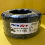 Tata Sky RG-6 Chanel Cable Wire 90 m Black