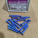8x32 Csk Philips Screw Crome Pack of 500
