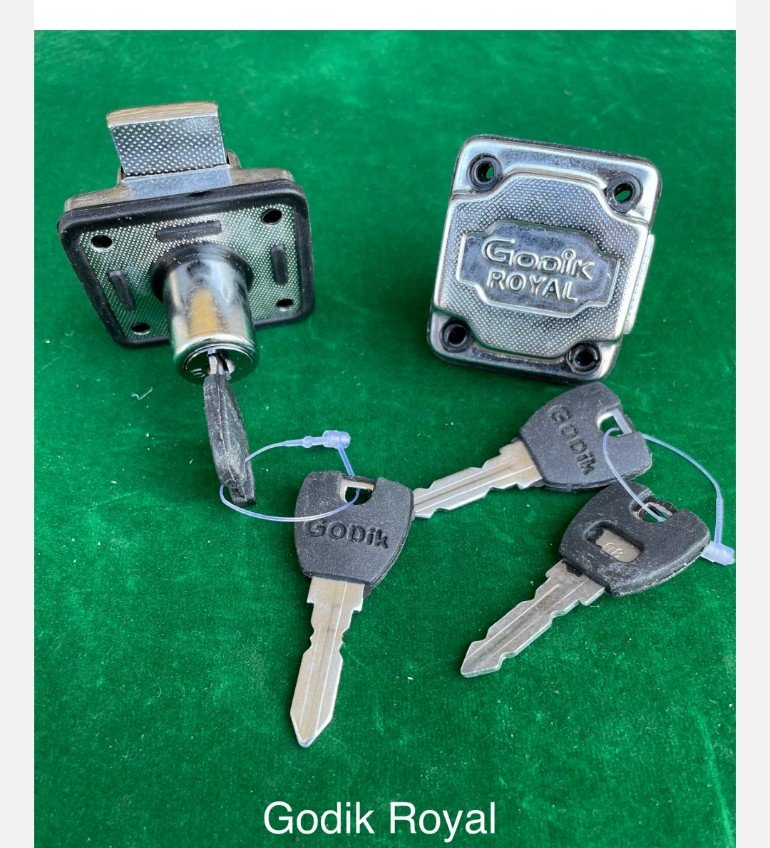 129839.jpg Falkon GodikRoyal Drawer Locks Multipurpose Pack of 10 - Image 1