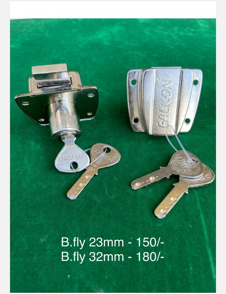129845-1.jpg Falkon B.Fly 32mm Drawer Locks Multipurpose Pack of 10 - Image 1