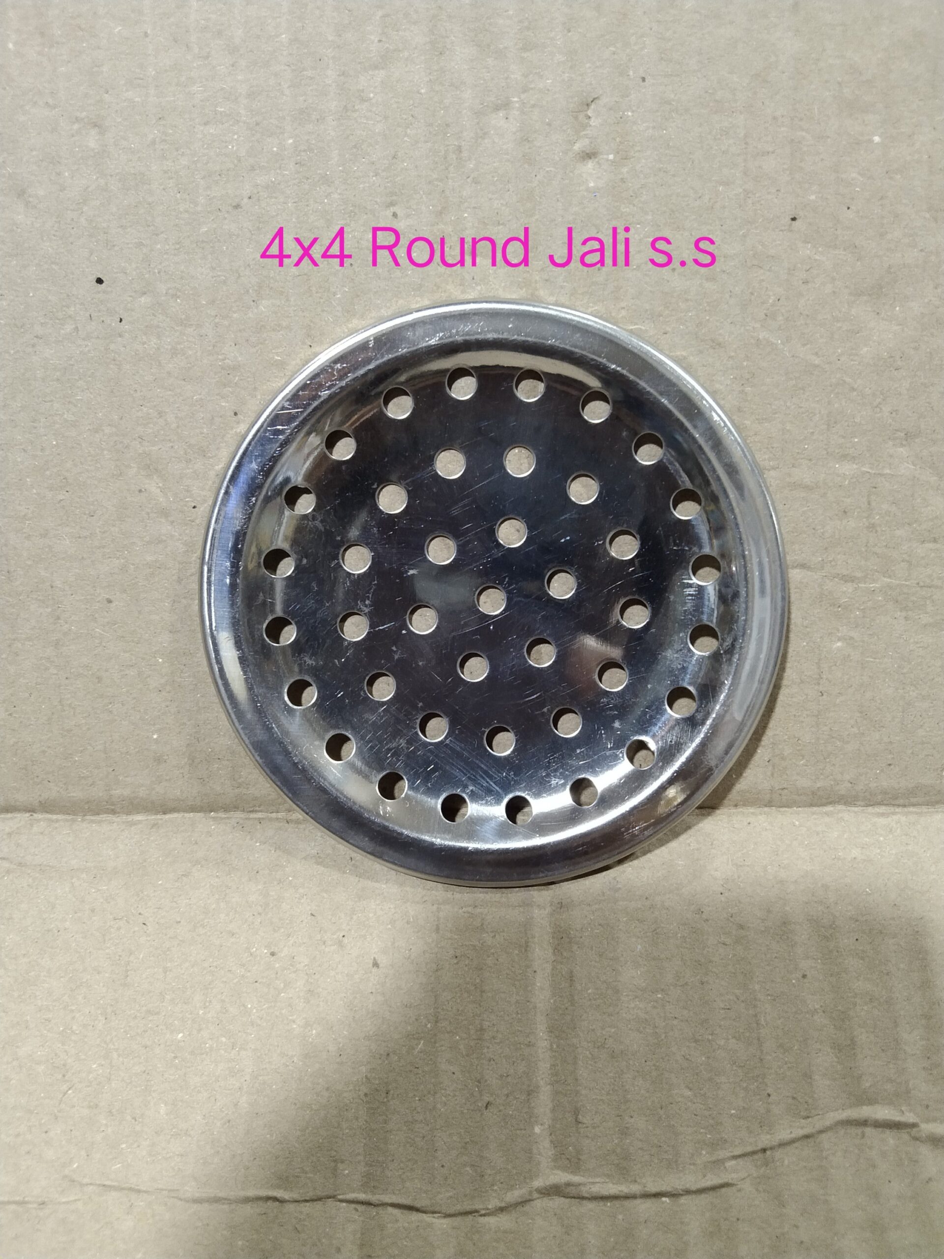 131909-scaled.jpg 4x4 Round Jali S.S Pack of 12 - Image 1