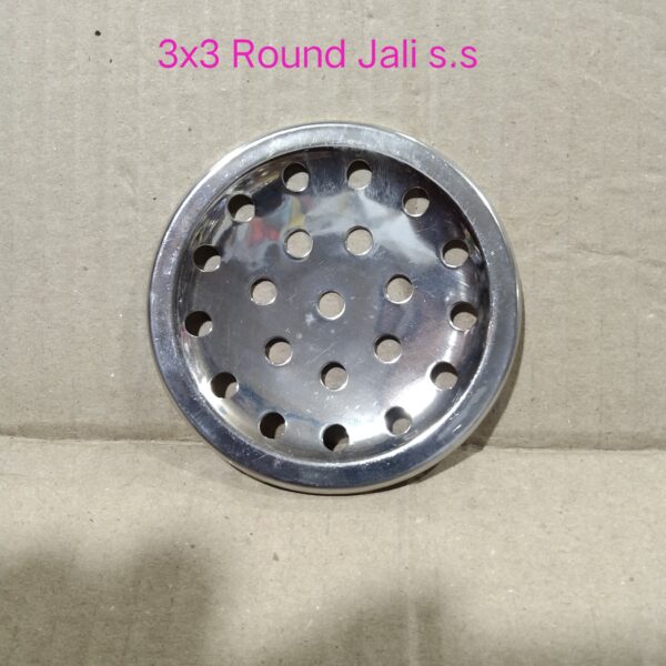 3x3 Round Jali S.S Pack of 12
