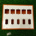 8X10 5+5 Pvc Open Switch Board Pack of 10