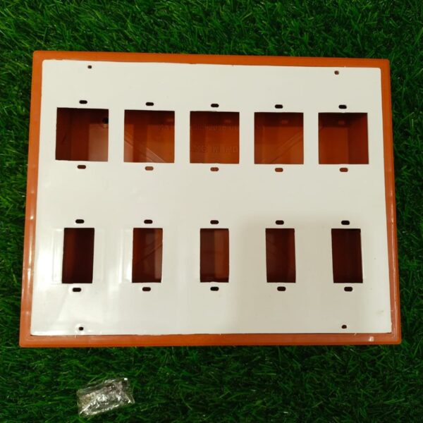 8X10 5+5 Pvc Open Switch Board Pack of 10