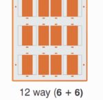 8X10 12way Pvc Open Board Pack of 10