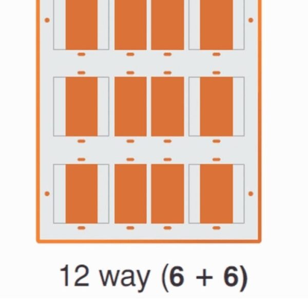 8X10 12way Pvc Open Board Pack of 10