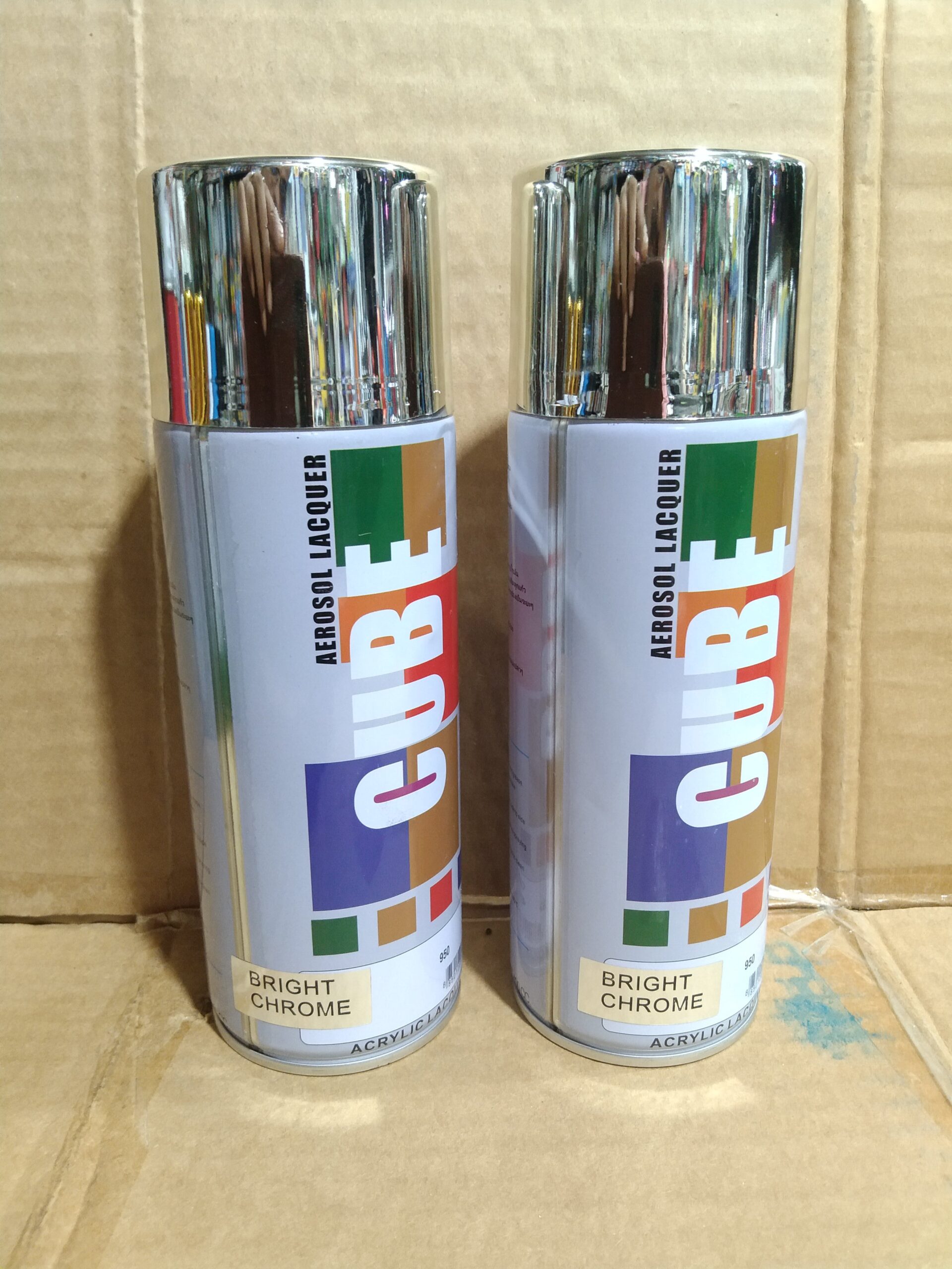 IMG_20240816_205712 CUBE Bright Chrome Spray Colour Paint Pack of 12 - Image 1