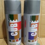 CUBE Silver Spray Colour Paint Pack of 12