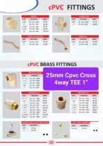 25mm Cpvc 4way Cross Tee 1" Pack of 25 - Image 2