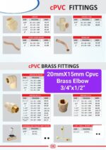 20mm x 15mm Elbow Brass Cpvc 3/4x1/2" Pack of 50 - Image 2