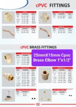 25mm X 15mm Elbow Brass Cpvc 1x1/2" Pack of 50 - Image 2