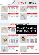 20mm x 15mm FTA Brass Cpvc 3/4x1/2" Pack of 50 - Image 2