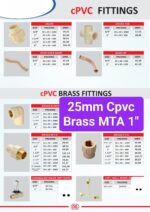 25mm Brass MTA Cpvc 1" Pack of 25 - Image 2