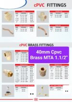 40mm Brass MTA Cpvc 1.1/2" Pack of 15 - Image 2
