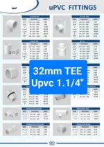 32mm TEE Upvc 1.1/4" Pack of 15 - Image 2