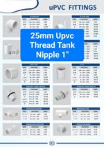 25mm Upvc Thread Tank Nipple 1" Pack of  35 - Image 2