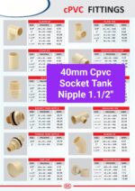 40mm TANK Nipple Socket 1.1/2" Cpvc Pack of 15 - Image 2