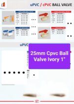 25mm Cpvc Ball Valve Ivory 1" Pack of 10 - Image 2