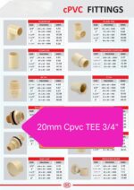 20mm Tee Cpvc 3/4" Plain Pack of 50 - Image 2