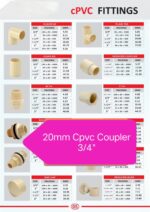 20mm Coupler Cpvc 3/4" Socket Pack of 100 - Image 2