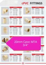 20mm MTA Cpvc 3/4" Pack of 100 - Image 2