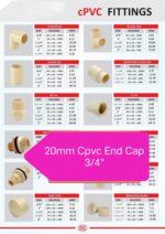 20mm End Cap Cpvc 3/4" Pack of 100 - Image 2