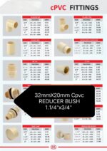 32mmX20mm Cpvc Bush Reducer 1.1/4x3/4" Pack of 50 - Image 2