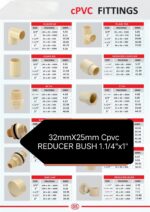 32 mm X 25 mm Cpvc Bush Reducer 1.1/4x1" Pack of 50 - Image 2