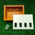 6x8 4way Pvc Open Switch Board Pack of 20