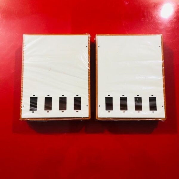 8X10 4way Pvc Open Switch Board Pack of 10