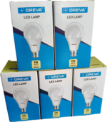 Oreva 9 Watt LED Bulb White Pack of 100
