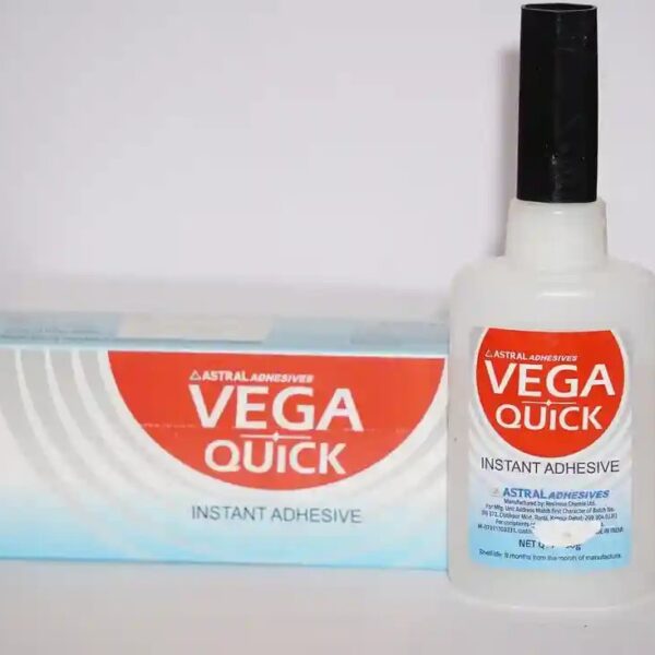 Vega Quick 50g adhesive instant super glue Pack of 10