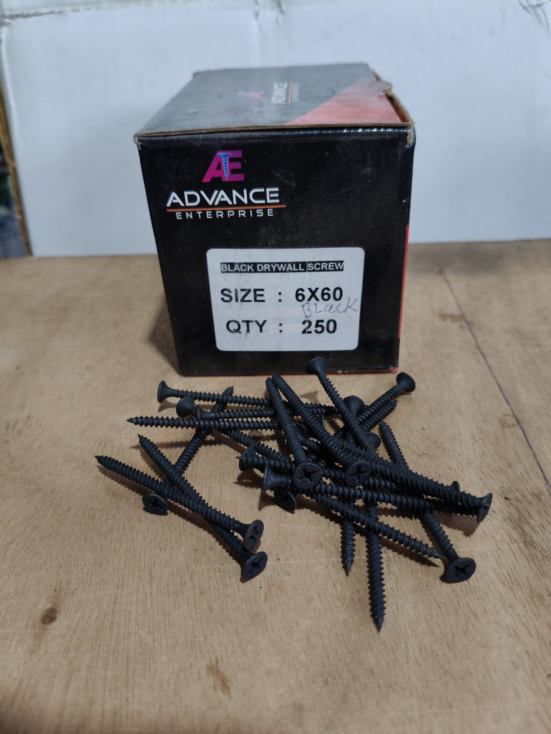 2025/06/1001696841-scaled.jpg 6x60 Black POP Drywall Screw Pack of 250 - Image 1
