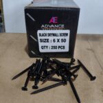 6x50 Black POP Drywall Screw Pack of 250