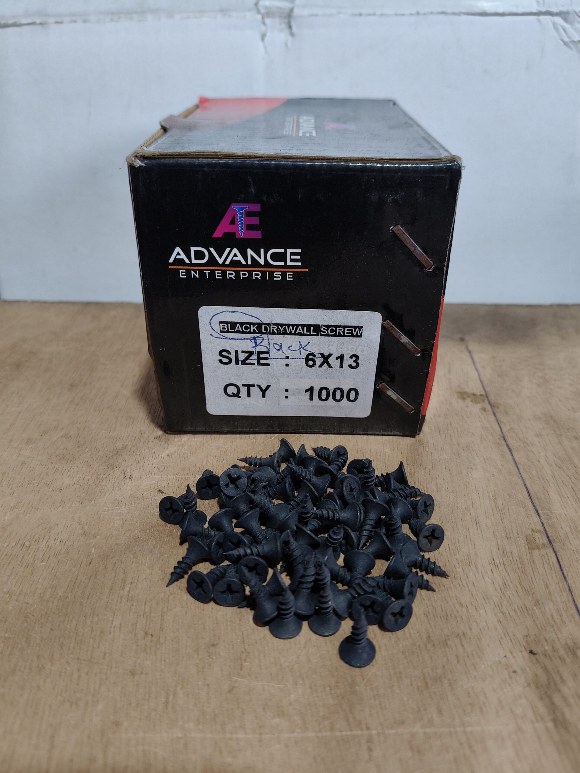 2025/06/1001696996-scaled.jpg 6x13 Black POP Drywall Screw Pack of 1000 - Image 1