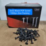 6x32 Black POP Drywall Screw Pack of 1000