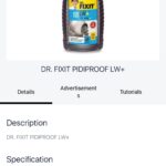 Dr. FIXIT 1 Liter 101 PIDIPROF LW Box Of 15 Pack