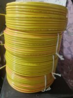 10 mm Alluminium Sarvice Wire 90 miter Yellow/Black ElectricalWire