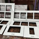 18 Modular Black Border Plate Packing 10pic