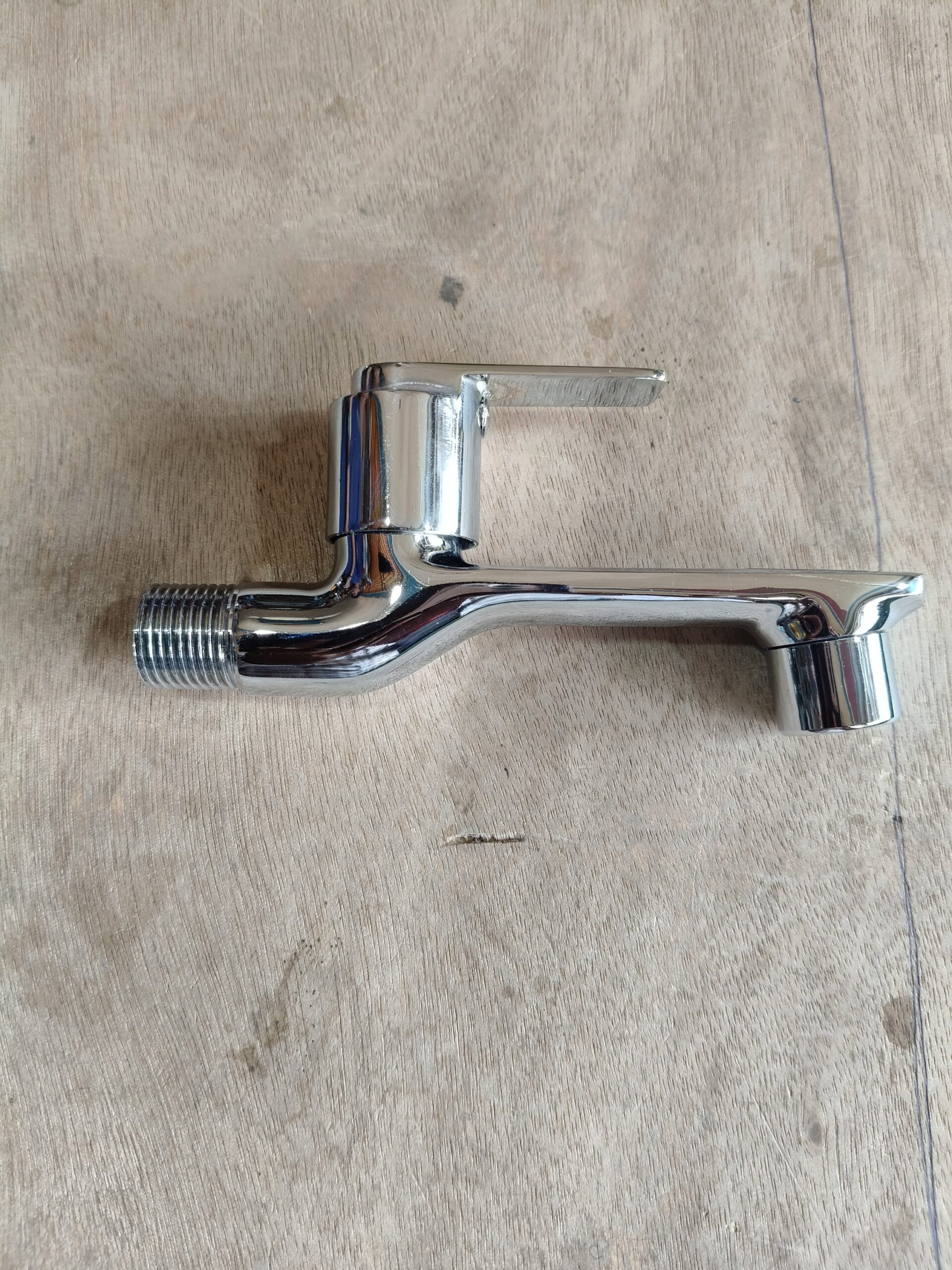 2025/11/1002932427-scaled.jpg 15mm Flat Bib Cock Long Body Brass Queen Water Tap Chrome Finish Box Pack 4 Pic - Image 1