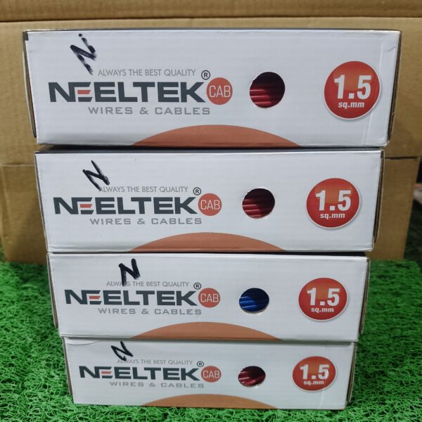 Electric 1.5 sq mm  Neeltek Heavy Copper House Wire 10.2g. 90 Miter